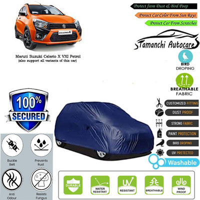 Tamanchi Autocare Car Cover For Maruti Suzuki Celerio X VXI Petrol(Blue)