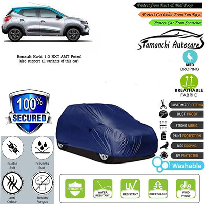 Tamanchi Autocare Car Cover For Renault Kwid 1.0 RXT AMT Petrol(Blue)