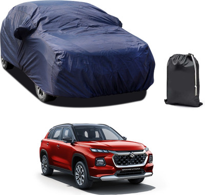 CODOKI Car Cover For Maruti Suzuki Grand Vitara (With Mirror Pockets)(Blue)