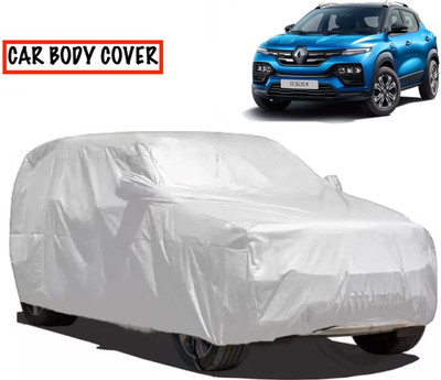 AXLOZ Car Cover For Renault Kiger (With Mirror Pockets)(Silver)