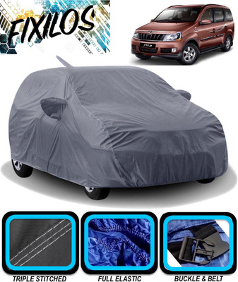 FIXILOS Car Cover For Mahindra Xylo (With Mirror Pockets)(Grey)