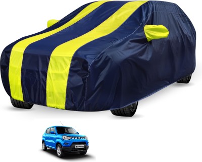 Auto Hub Car Cover For Renault Universal For Car (Without Mirror Pockets)(Blue, Yellow, For 2019 Models)