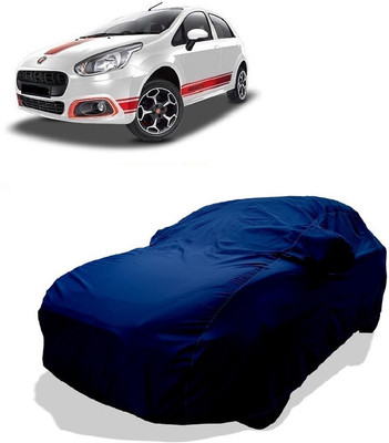 Coxtor Car Cover For Fiat Abarth Punto EVO 1.4 T-Jet (With Mirror Pockets)(Green)