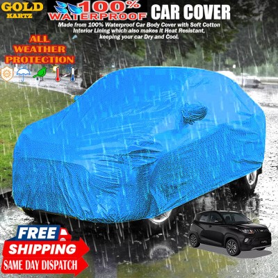 GOLDKARTZ Car Cover For Mahindra KUV100(Blue)