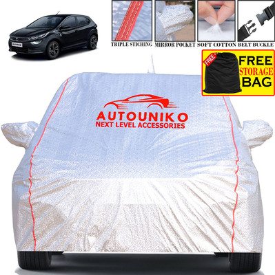 autouniko Car Cover For Tata Altroz, Altroz EV, Altroz XE Diesel, Altroz XE Petrol, Altroz XM Diesel (With Mirror Pockets)(Silver)
