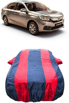 Wegather Car Cover For Honda Amaze S CVT Diesel (With Mirror Pockets)(Red)