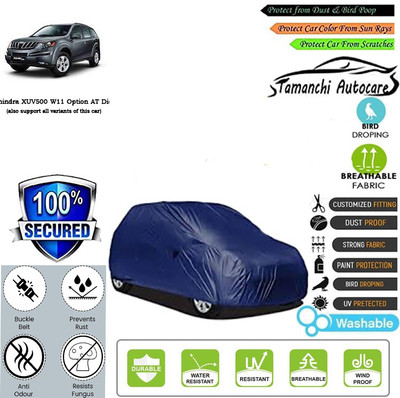 Tamanchi Autocare Car Cover For Mahindra XUV500 W11 Option AT Diesel(Blue)