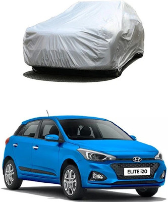 Gromaa Car Cover For Hyundai Elite i20 (Without Mirror Pockets)(Silver)