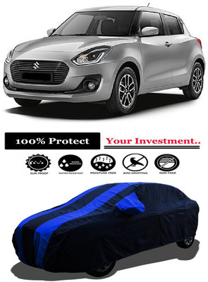 Amexride Car Cover For Maruti Suzuki Swift AMT VDI Diesel (With Mirror Pockets)(Multicolor)