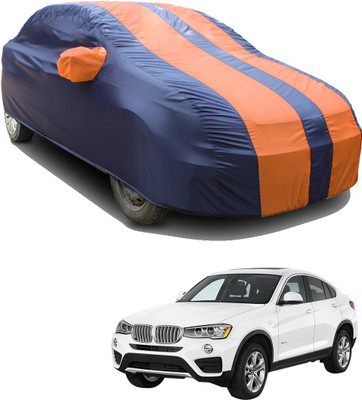 SS FOR YOUR SMART NEEDS Car Cover For BMW X1 (With Mirror Pockets)(Orange, Blue)