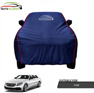 AUTO ALAXON Car Cover For Mercedes Benz C220 (With Mirror Pockets)(Blue)