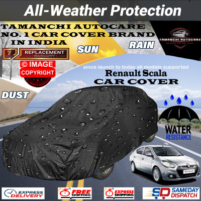 Tamanchi Autocare Car Cover For Renault Scala(Black)