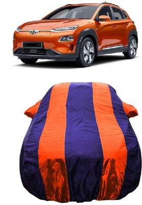 Wegather Car Cover For Hyundai Kona Premium (With Mirror Pockets)(Orange)