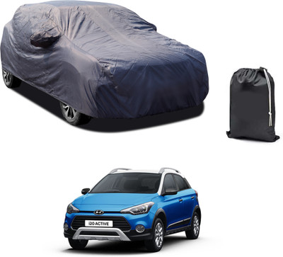PAGORA Car Cover For Hyundai i20 Active (With Mirror Pockets)(Grey)