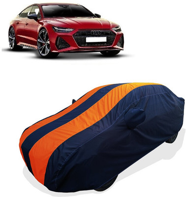 Coxtor Car Cover For Audi A7 (With Mirror Pockets)(Orange)
