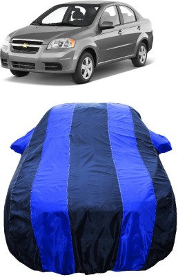 Wegather Car Cover For Chevrolet Aveo 1.4 LS (With Mirror Pockets)(Blue)