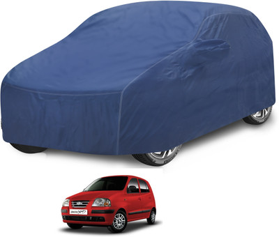 Caronix Car Cover For Hyundai Santro Xing (With Mirror Pockets)(Blue)