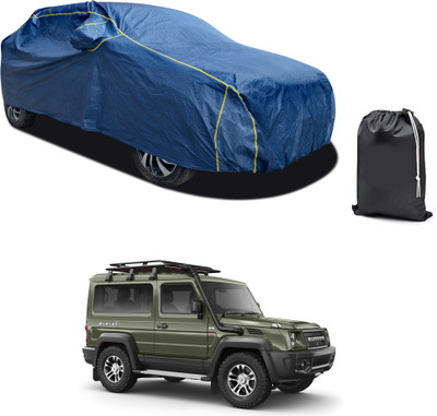 CODOKI Car Cover For Force Gurkha (With Mirror Pockets)(Blue, For 2019, 2020, 2021, 2022, 2023 Models)