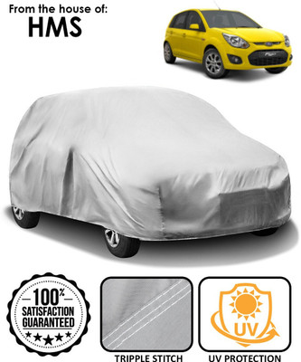 HMS Car Cover For Datsun Go (Without Mirror Pockets)(Silver)