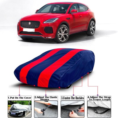 RWT Car Cover For Jaguar E Pace (With Mirror Pockets)(Red, Blue)