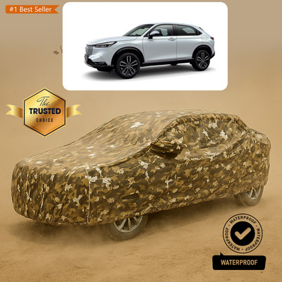 CODOKI Car Cover For Honda HR-V (With Mirror Pockets)(Yellow, White)