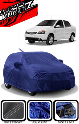 J S R Car Cover For Tata Indigo eCS (With Mirror Pockets)(Blue)