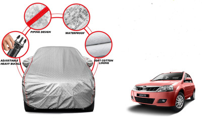 Auto Oprema Car Cover For Mahindra Verito (With Mirror Pockets)(Silver)