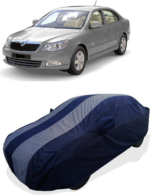 Coxtor Car Cover For Skoda Laura Ambition 2.0 TDI CR AT (With Mirror Pockets)(Grey)