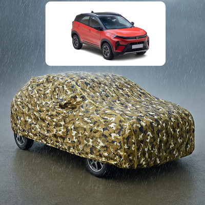 CODOKI Car Cover For Tata Nexon (With Mirror Pockets)(Yellow)