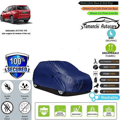 Tamanchi Autocare Car Cover For Mahindra XUV500 W6(Blue)
