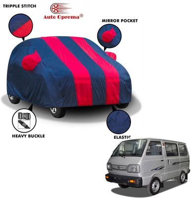 Auto Oprema Car Cover For Maruti Suzuki Omni, Omni E MPI STD BS IV, Omni Van, Omni MPI Ambulance, Omni MPI STD, Omni MPI CARGO (Without Mirror Pockets)(Blue, Red)