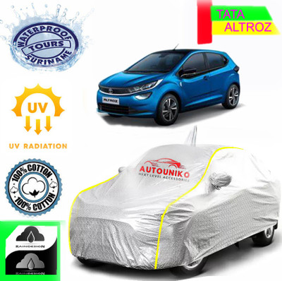 autouniko Car Cover For Tata Altroz EV (With Mirror Pockets)(Silver, For 2018, 2019, 2020, 2021, 2022, 2023 Models)