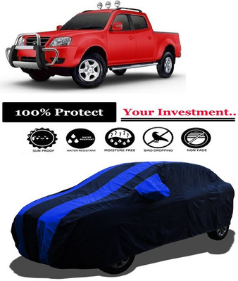 Amexride Car Cover For Tata Xenon XT EX 4X2 (With Mirror Pockets)(Multicolor)