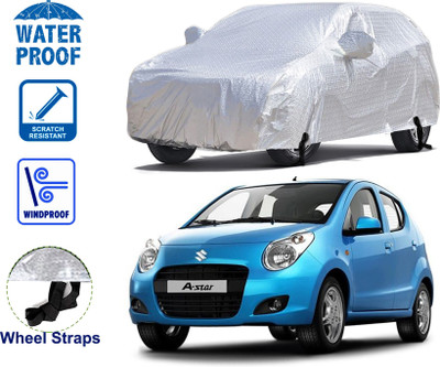 STARIE Car Cover For Maruti Suzuki A-Star (With Mirror Pockets)(Silver)