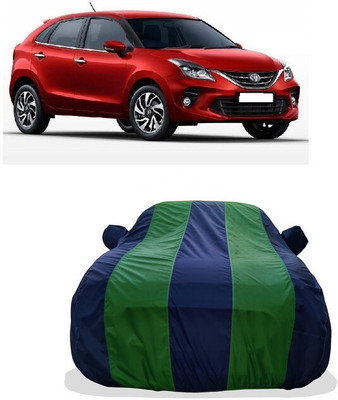 Tricway Car Cover For Toyota Glanza G Smart Hybrid Petrol (With Mirror Pockets)(Green)