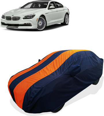 Coxtor Car Cover For BMW Alpina B6 (With Mirror Pockets)(Orange)