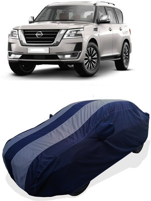 Coxtor Car Cover For Nissan Patrol (With Mirror Pockets)(Grey)