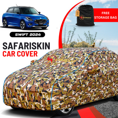 AUTOMOZEXO Car Cover For Maruti Suzuki Swift (With Mirror Pockets)(Multicolor)