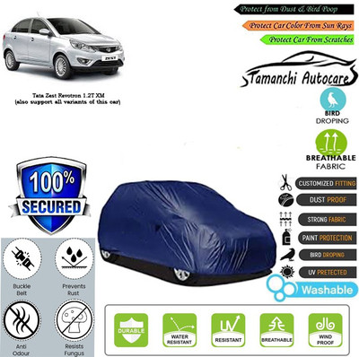 Tamanchi Autocare Car Cover For Tata Zest Revotron 1.2T XM(Blue)