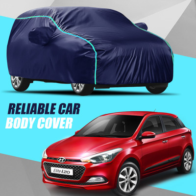S Shine Max Car Cover For Hyundai Elite i20 (With Mirror Pockets)(Multicolor)