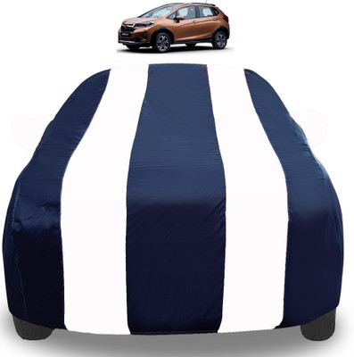 Auto Hub Car Cover For Honda WR-V (With Mirror Pockets)(White)