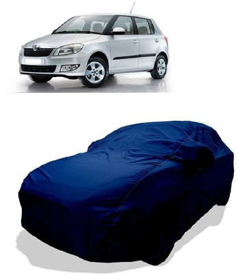 QLAX Car Cover For Hyundai Fabia Elegance 1.2 TDI (With Mirror Pockets)(Green)