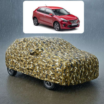 CODOKI Car Cover For Toyota Glanza G CVT (With Mirror Pockets)(Yellow)