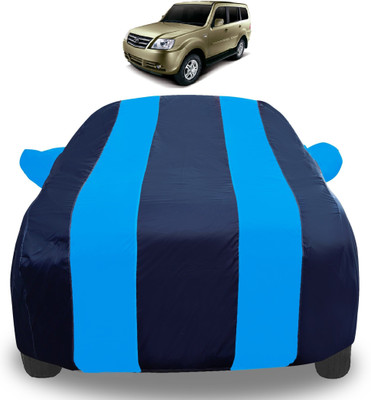 Auto Hub Car Cover For Tata Sumo Grande (With Mirror Pockets)(Blue)