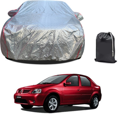 PAGORA Car Cover For Renault Logan Edge (With Mirror Pockets)(Silver, For 2019, 2020, 2021, 2022, 2023 Models)