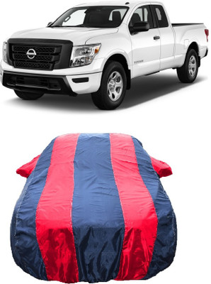 Wegather Car Cover For Nissan Titan (With Mirror Pockets)(Red)