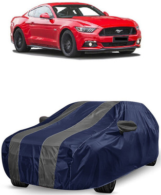 ANTOFY Car Cover For Ford Mustang (With Mirror Pockets)(Grey, Blue)