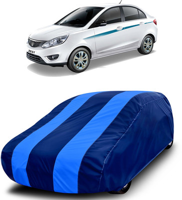 MoTRoX Car Cover For Tata Zest (Without Mirror Pockets)(Blue, Blue)
