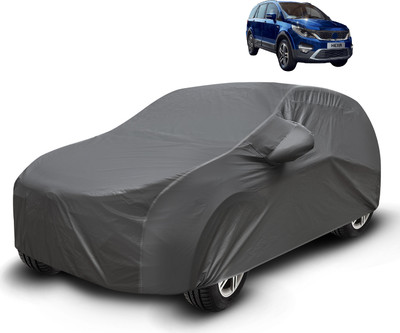 Auto Hub Car Cover For Tata Hexa (With Mirror Pockets)(Grey)
