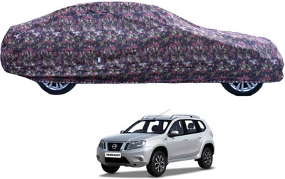 MOCKHE Car Cover For Nissan Terrano (With Mirror Pockets)(Green)